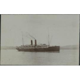 S.S. Maheno in channel