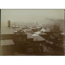 Dunedin under snow, from St Matthew's vicarage