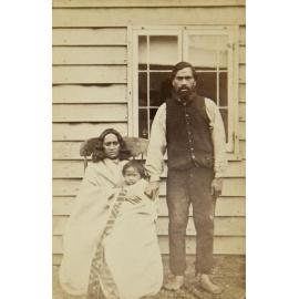 Peneamene, his wife Ani and child