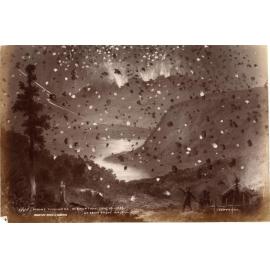 Mount Tarawera in Eruption June 10 1886 as seen from Wairoa