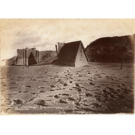 Old Church Wairoa After Eruption, June 10 1886