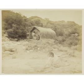 Sophia at the cooking hole