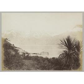 View at the 12 Mile Lake, Wakatipu N.Z.