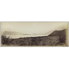 Head of Lake Wakatipu N.Z - View from the 25 Mile