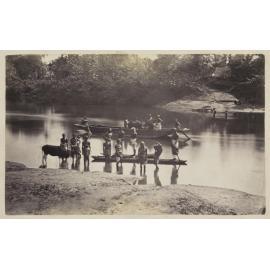 Ford with native dinghies