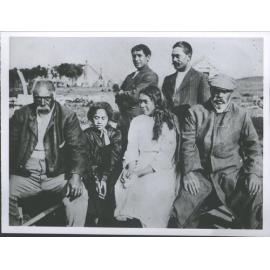 CHATHAM ISLAND MAORIS  From left: Riwa to Ropiha: Riria Bume (daughters) Te Rangitopo Horomona