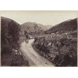 Featherston side of the Remutaka from the cutting at Caves Bridge