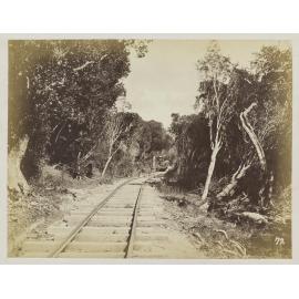 Invercargill & Mataura Railway, temporary loop line round Edendale Cutting