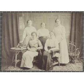 Five unidentified women