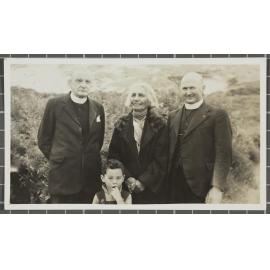 Rev. J.A. Pybus, Rev. J Skuse, Miss Karetai and child