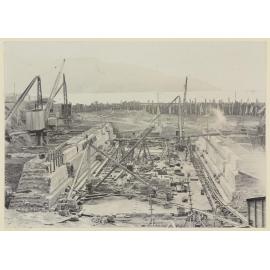 Walls of drydock structure