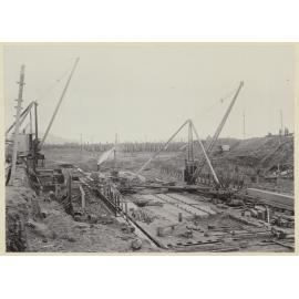 View of concreted area