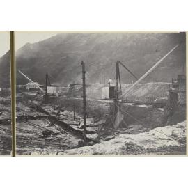 Panoramic view of dock construction site [part 2]