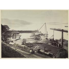 Construction of Port Chalmers new dock