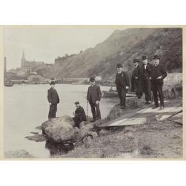 Site of the Otago graving dock before work was commenced