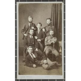 Group of six men
