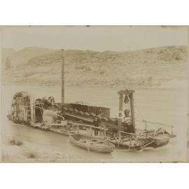 Eureka No.1, First Steam Dredge on the Molyneux, Alexandra N.Z.