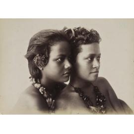 Two unidentified young women