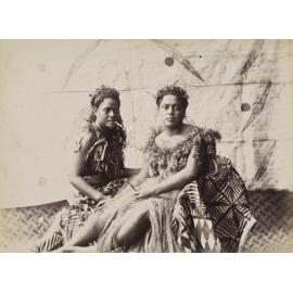 Two unidentified young women