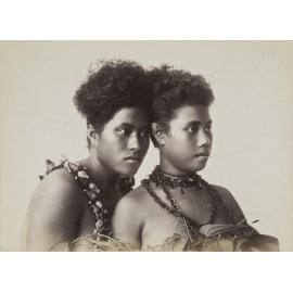 Two unidentified young women