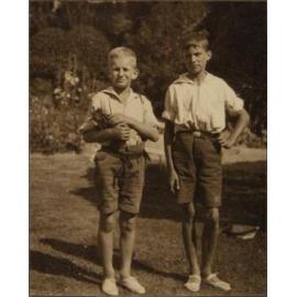 Hamish Little and George Chance junior