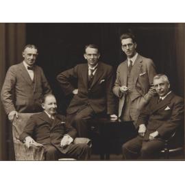 George Chance with old school friends