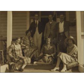 Group on Haggitt's verandah