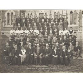 Medical Students (first year) Physics, Chemistry, Biology Jubilee Year, 1919