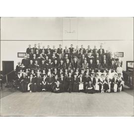 Group of Council, Staff, Visitors, Delegates and Graduates at Ceremony of Presentation of Addresses. February 1920