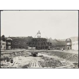 One of the major buildings takes shape