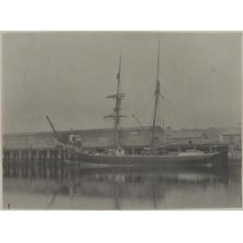 Schooner at X Wharf, Dn