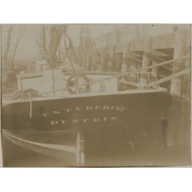 A Schooner at the Cross Wharf, Dunedin