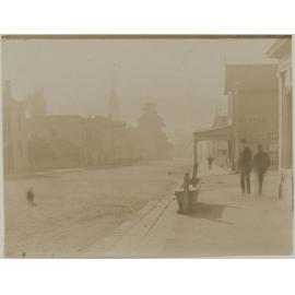 A fine hazy morning, Stewart St