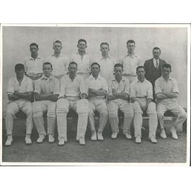Otago Plunket Shield Team, photographed in Wellington  by [Robson & Boyce Courtenay Place]. Drawn match