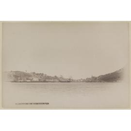 Port Chalmers from deck of steamer