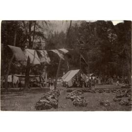 Food to be divided at a feast