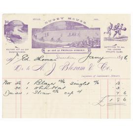 A.J. Bloxham and Company billhead