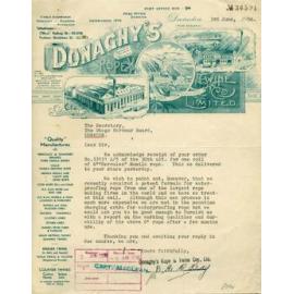 Donaghys Rope and Twine Company Limited letterhead