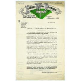 Eclipse Wire Products Limited letterhead