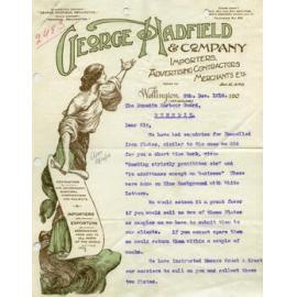 George Hadfield and Company letterhead