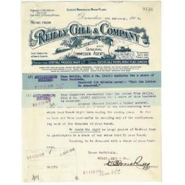 Reilly, Gill and Company letterhead