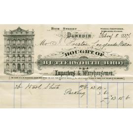Butterworth Brothers billhead