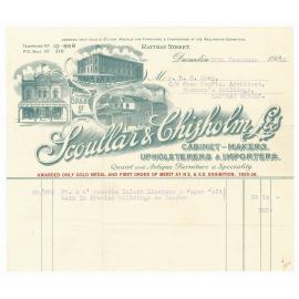 Scoullar and Chisholm Limited billhead