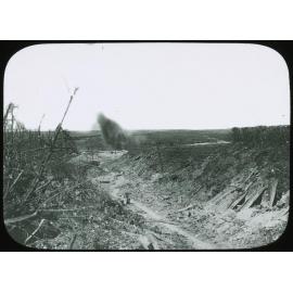 The Road of Death, the name given to the sunken road behind Courcelette