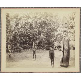 Native god, Ambrym, New Hebrides [Vanuatu]