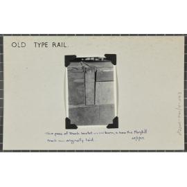 Old type rail