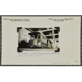 Trailer no.107 in car barn