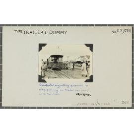 Trailer and Dummy nos 112 and 104