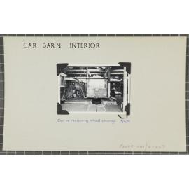 Car barn interior