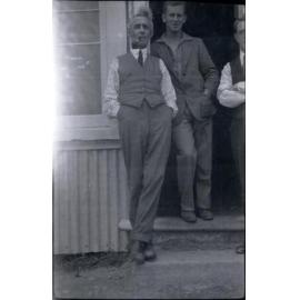 Pipe-smoking man in tie